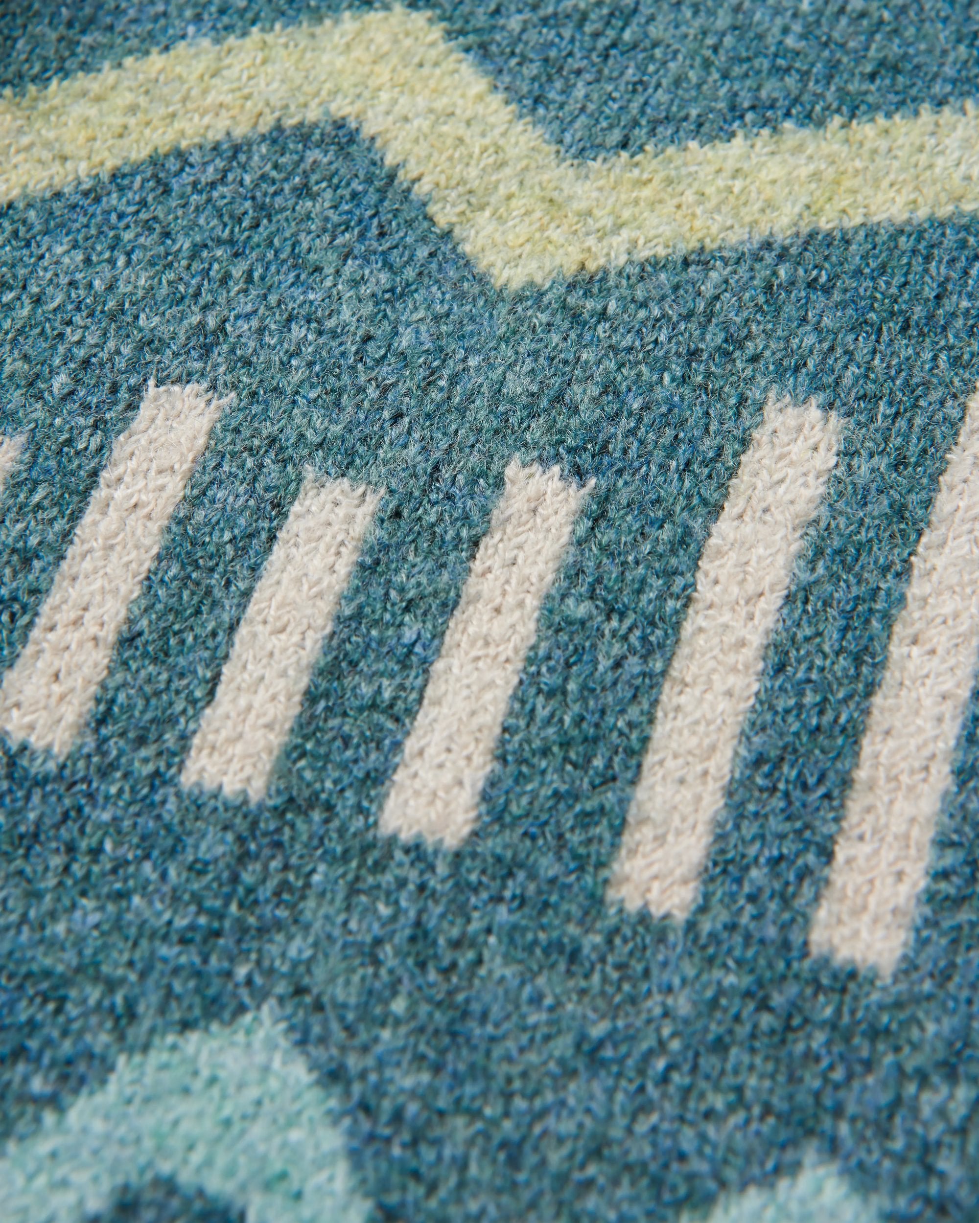 Nettle Recycled Knitted Cardigan - Arctic - Flatlay