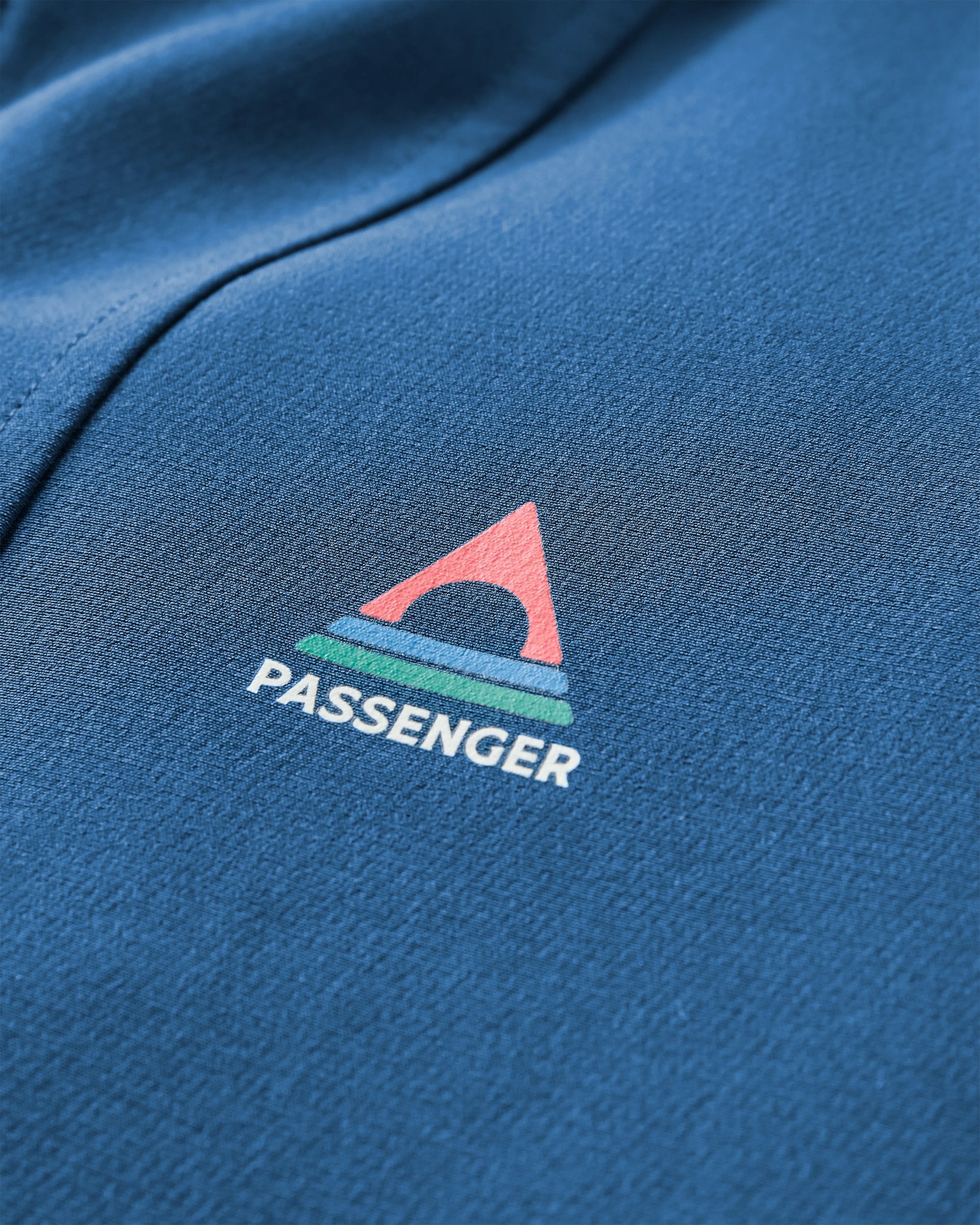 Roamer Recycled Softshell Anorak - Dark Denim/ Dusty Olive - Flatlay