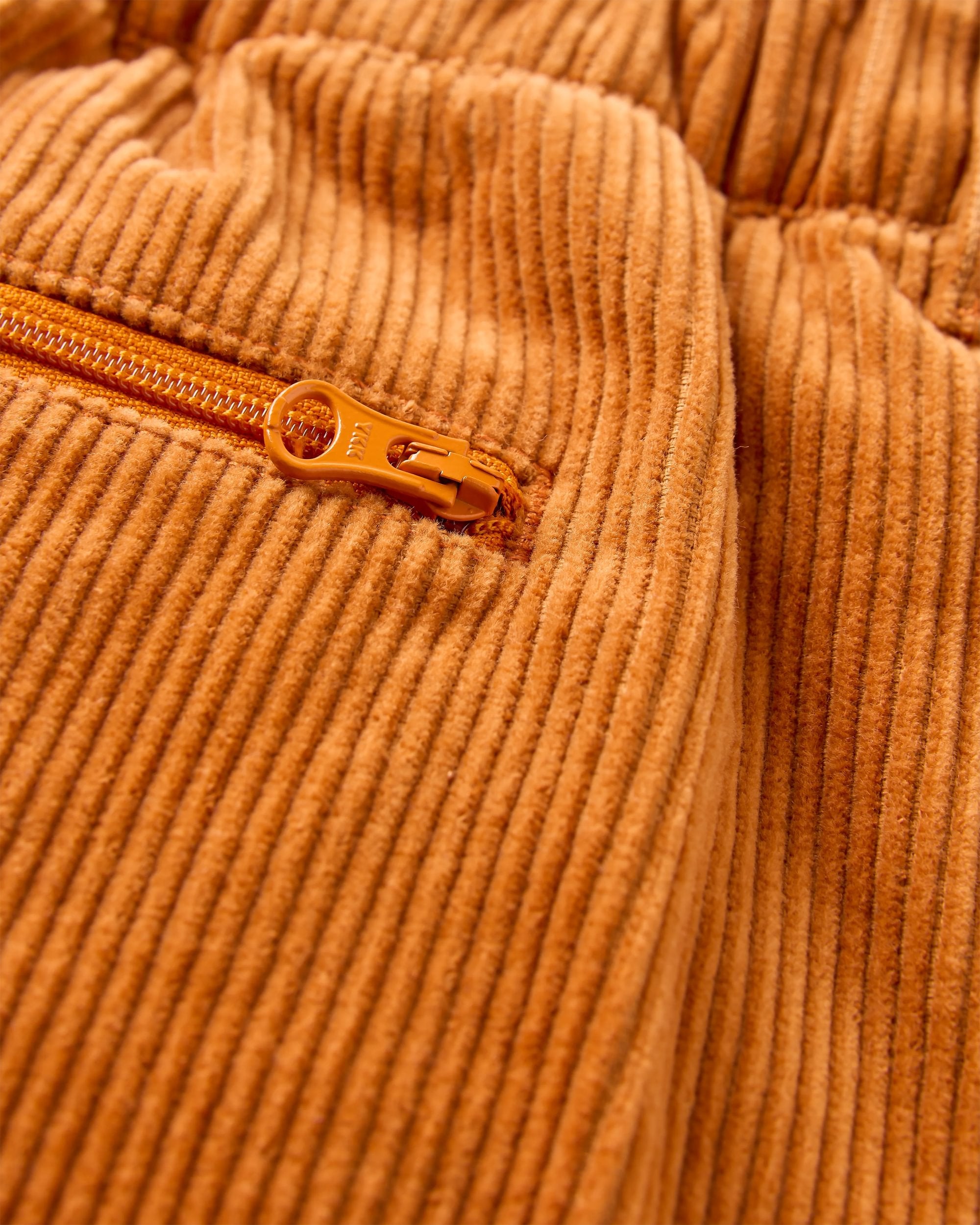 Avian Organic Cord Short - Sunset Orange - Flatlay