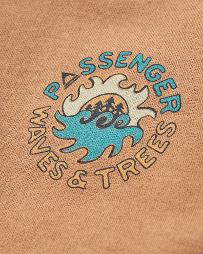 Dune Loopback Sweatshirt - Toffee - Flatlay