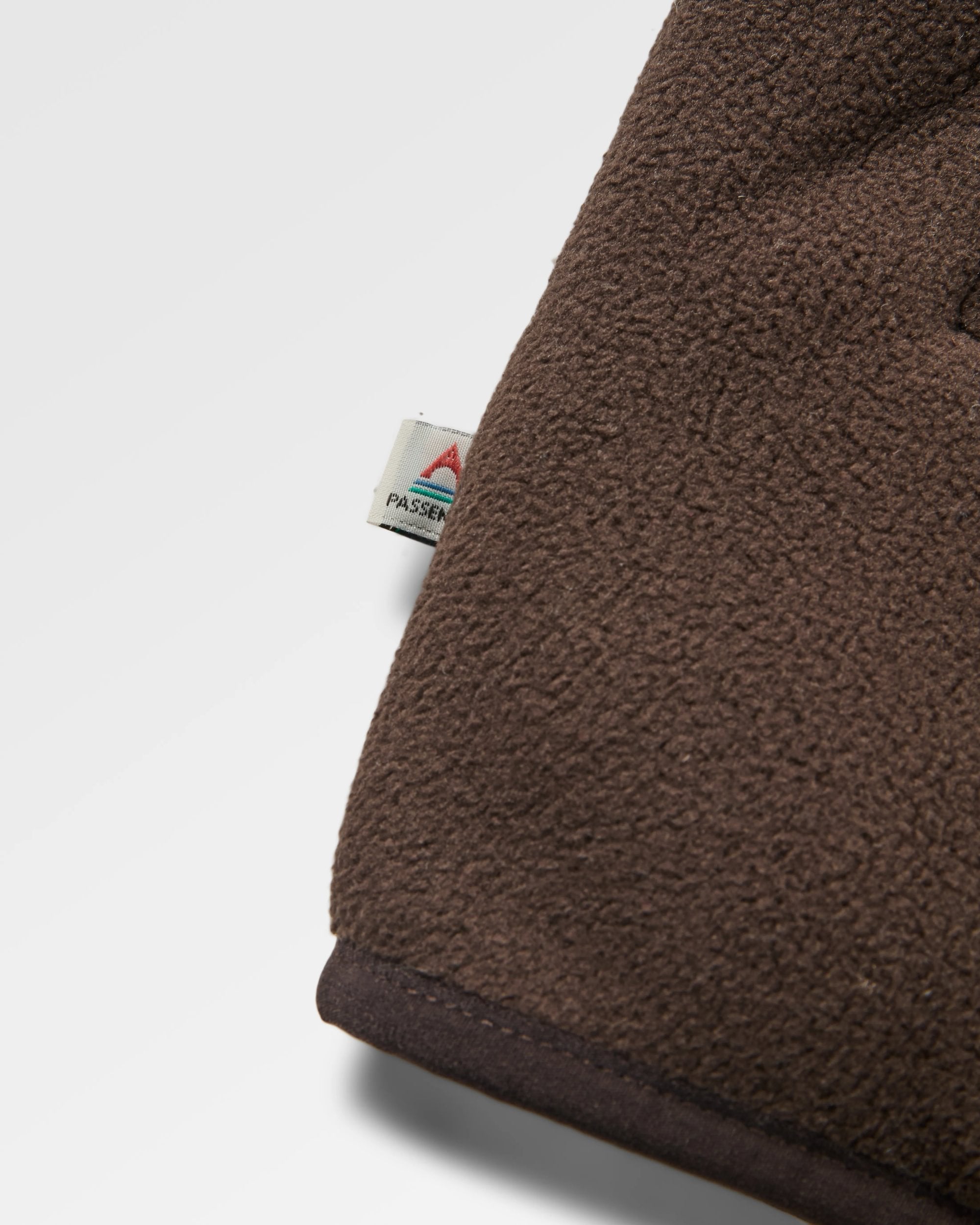 Nestling Recycled Polar-Lined Sherpa Fleece - Retro Blue/Espresso - Flatlay