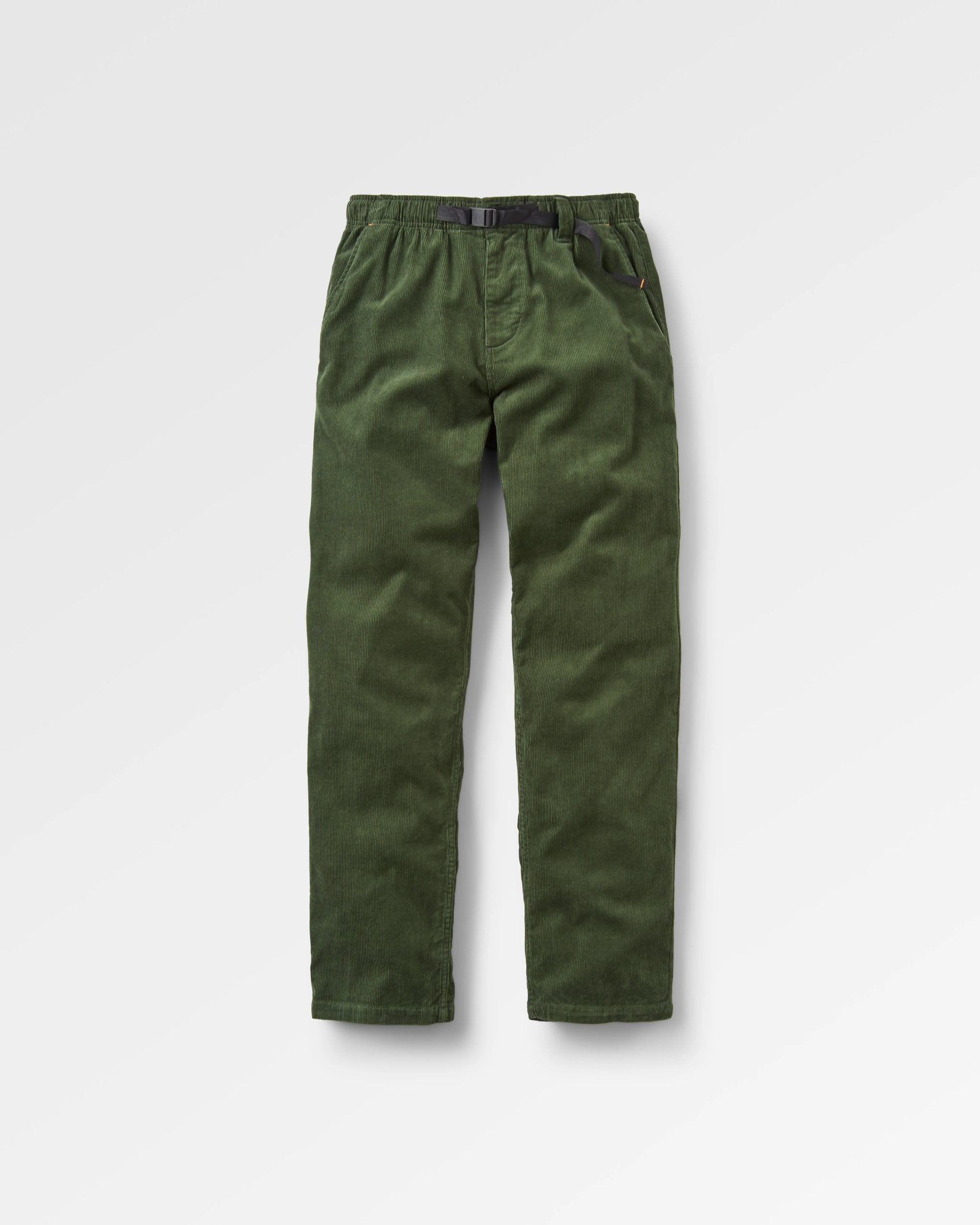 Adventurer Cord Trouser - Fir Tree - Flatlay
