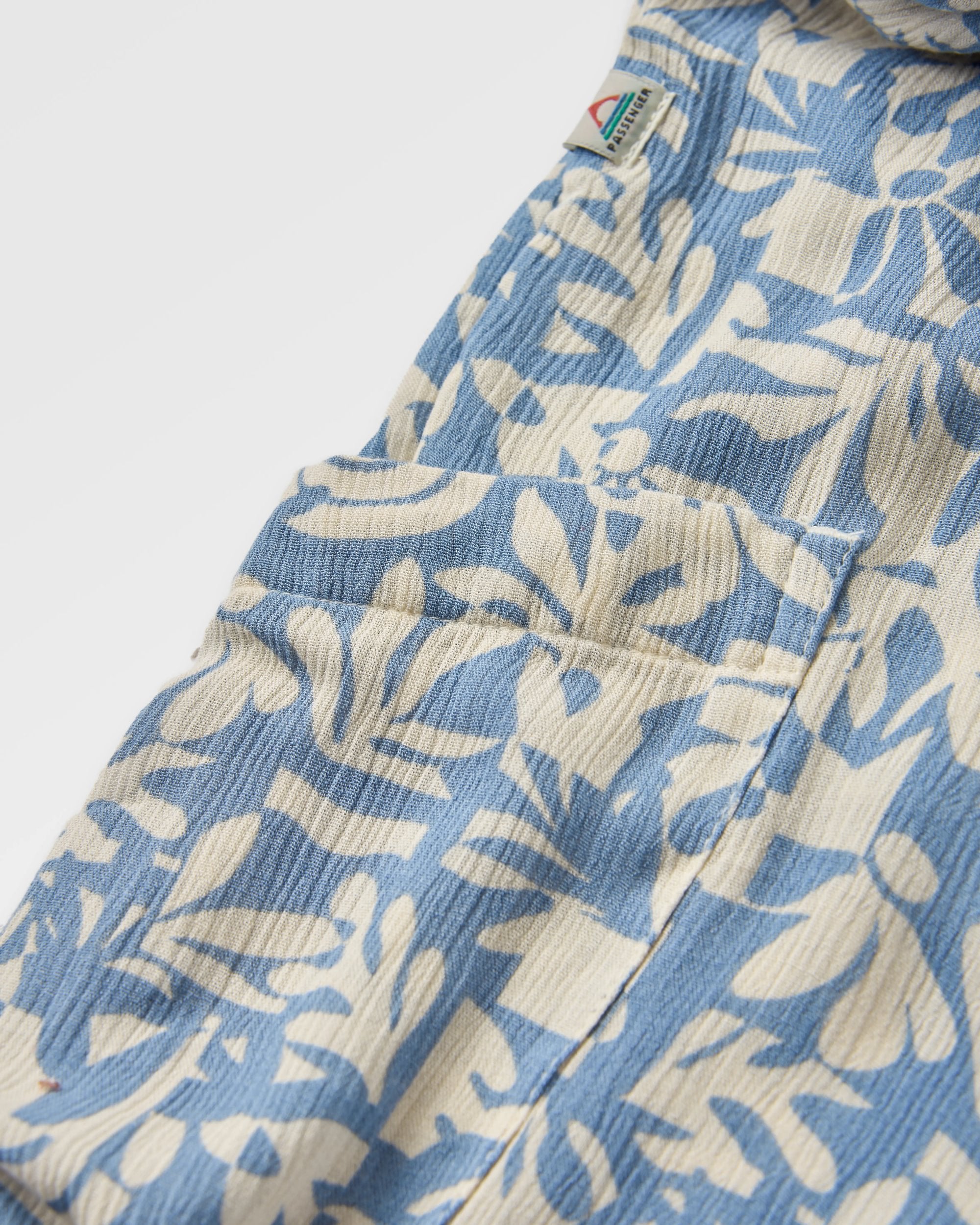 Thimbleberry Jumpsuit - Mountain Foliage Faded Denim - Flatlay