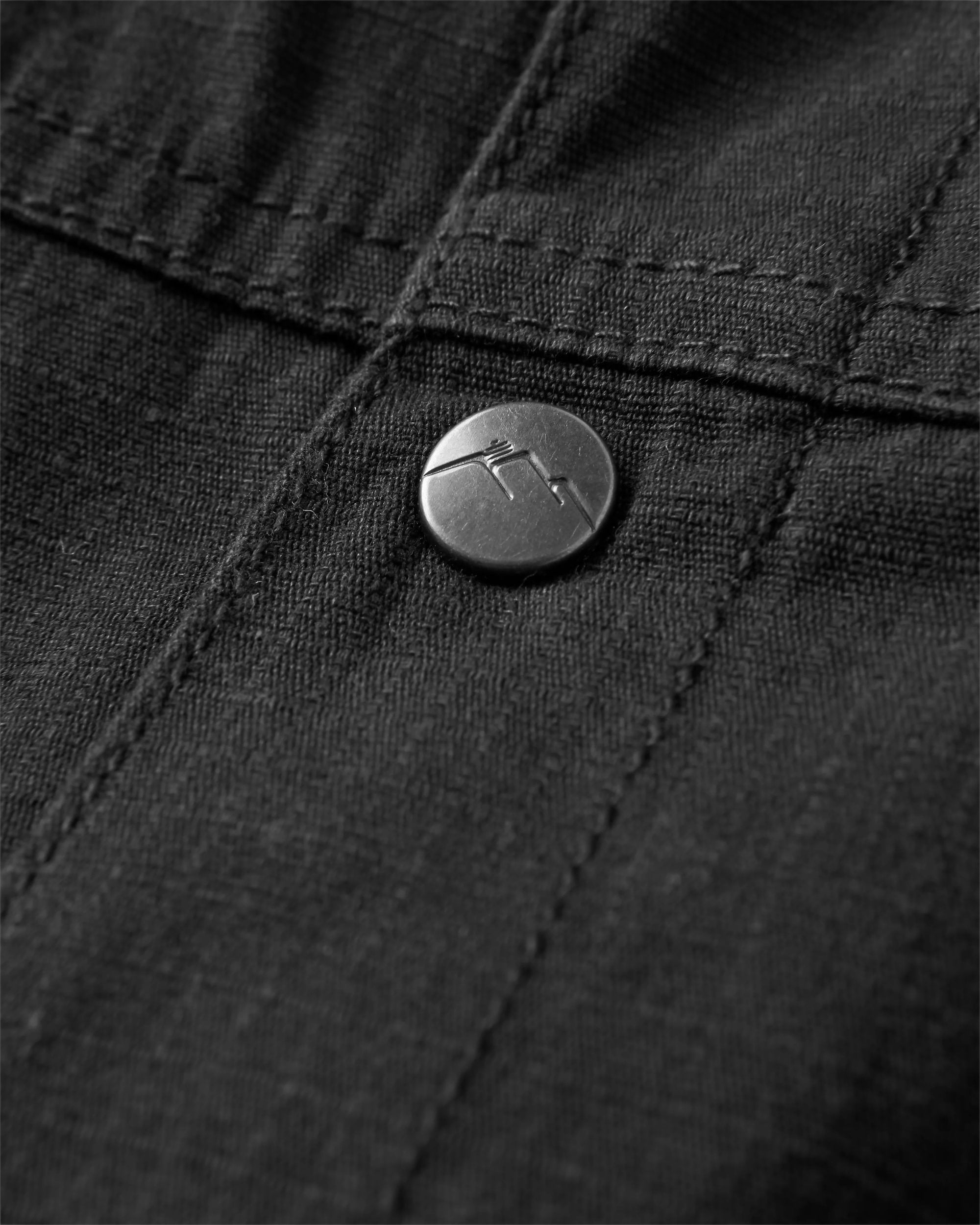 Way Flannel Lined Shirt - Black - Flatlay