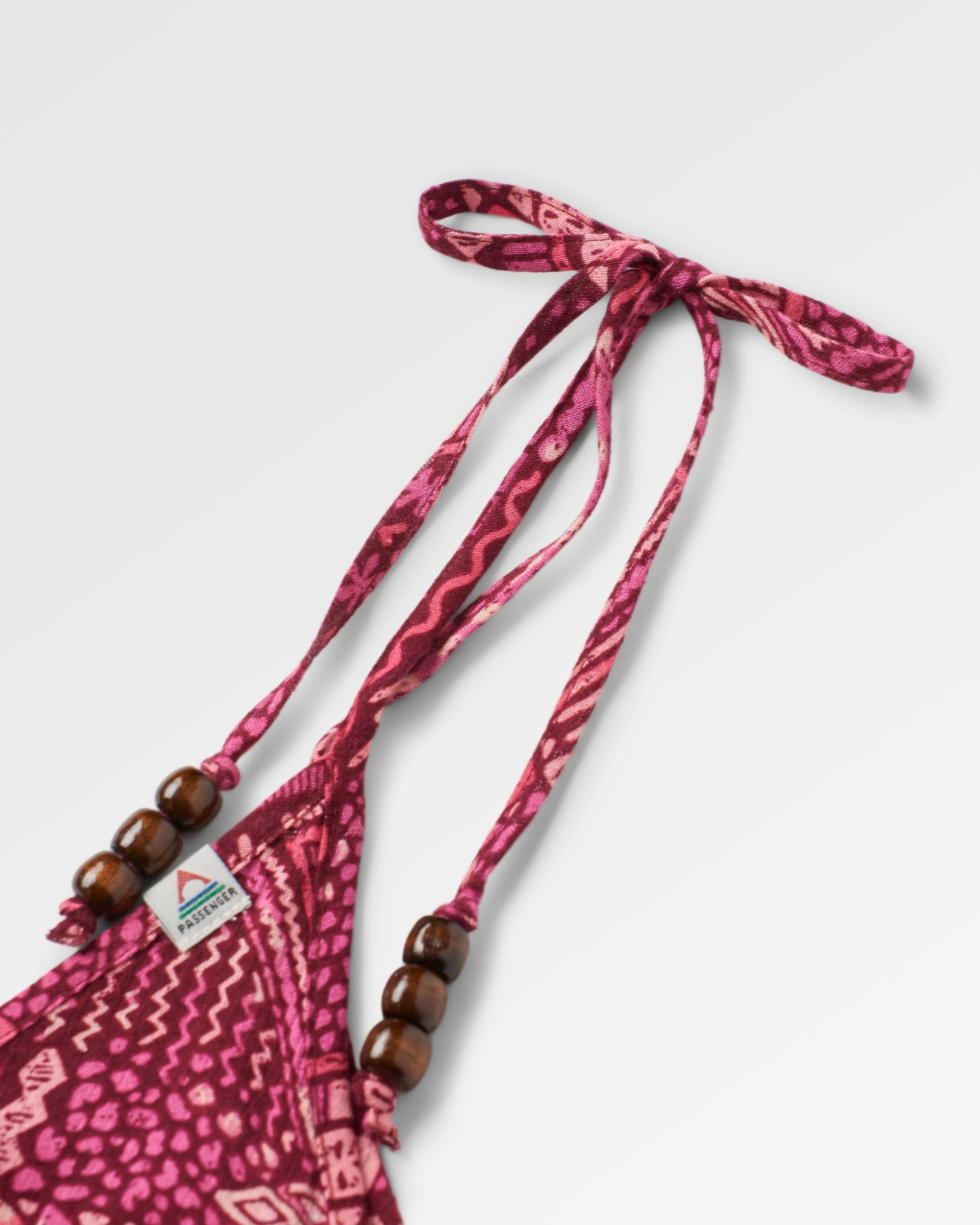 Copetín Jumpsuit - Vintage Patchwork Wine - Flatlay