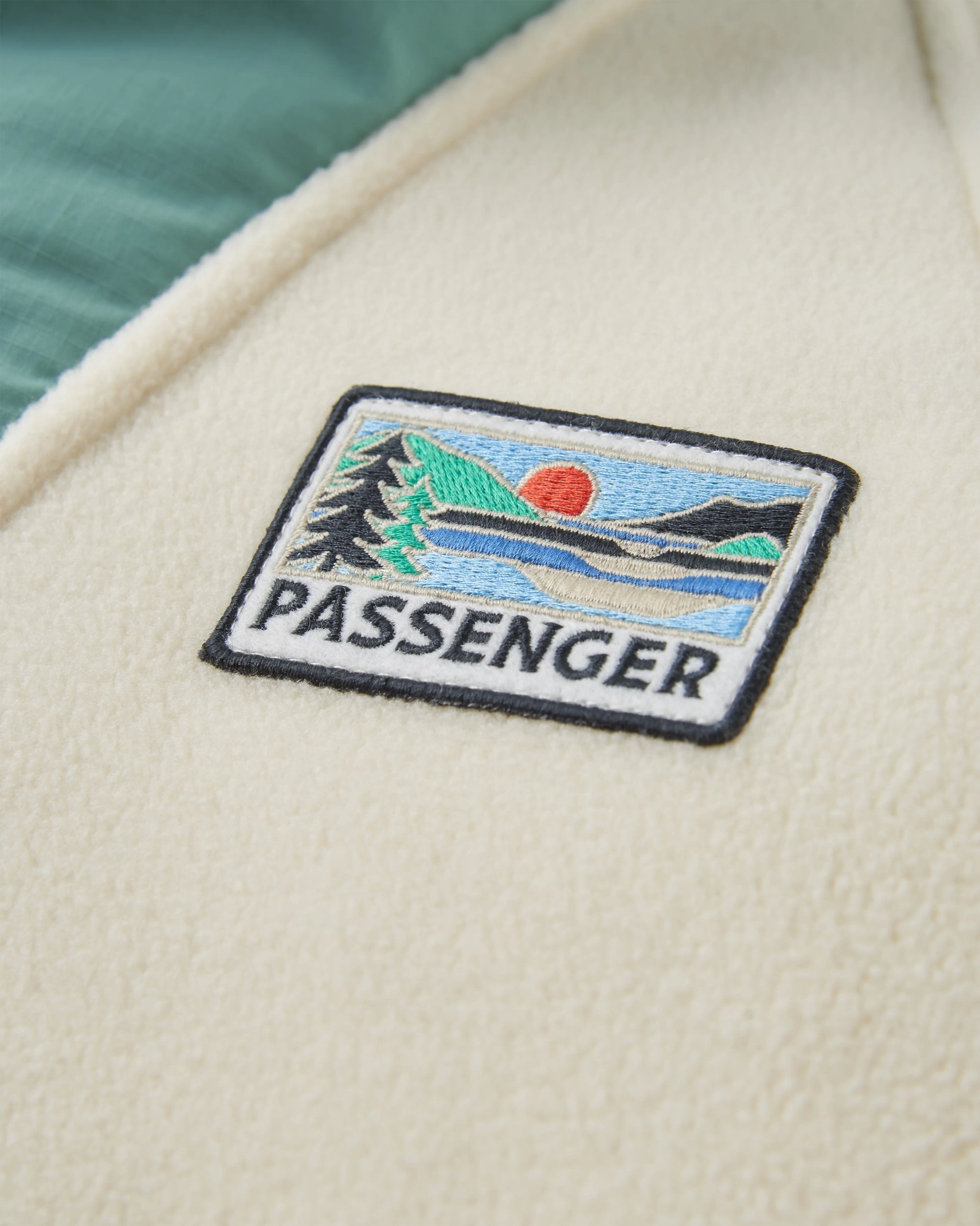 Alexander Recycled Hooded Polar Fleece - Birch - Flatlay