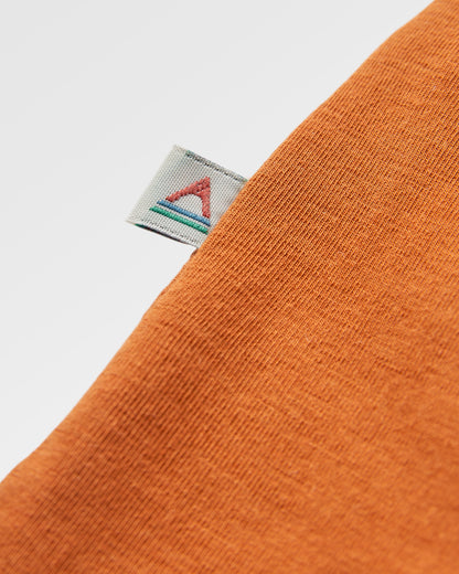 Roamer Men's Recycled Active T-Shirt - Glazed Ginger - Flatlay