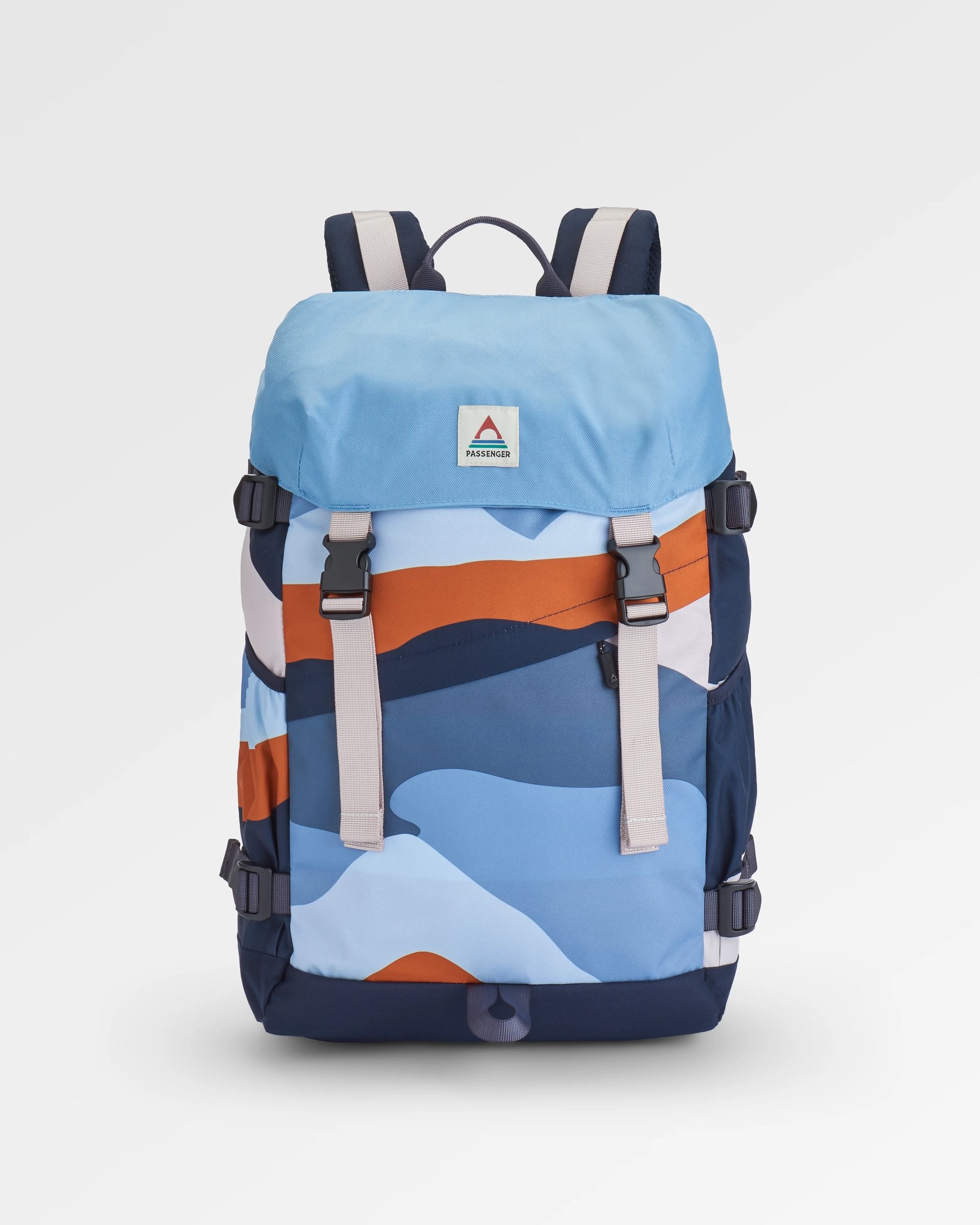 Boondocker Recycled 26L Backpack - Scenic Faded Denim - Flatlay
