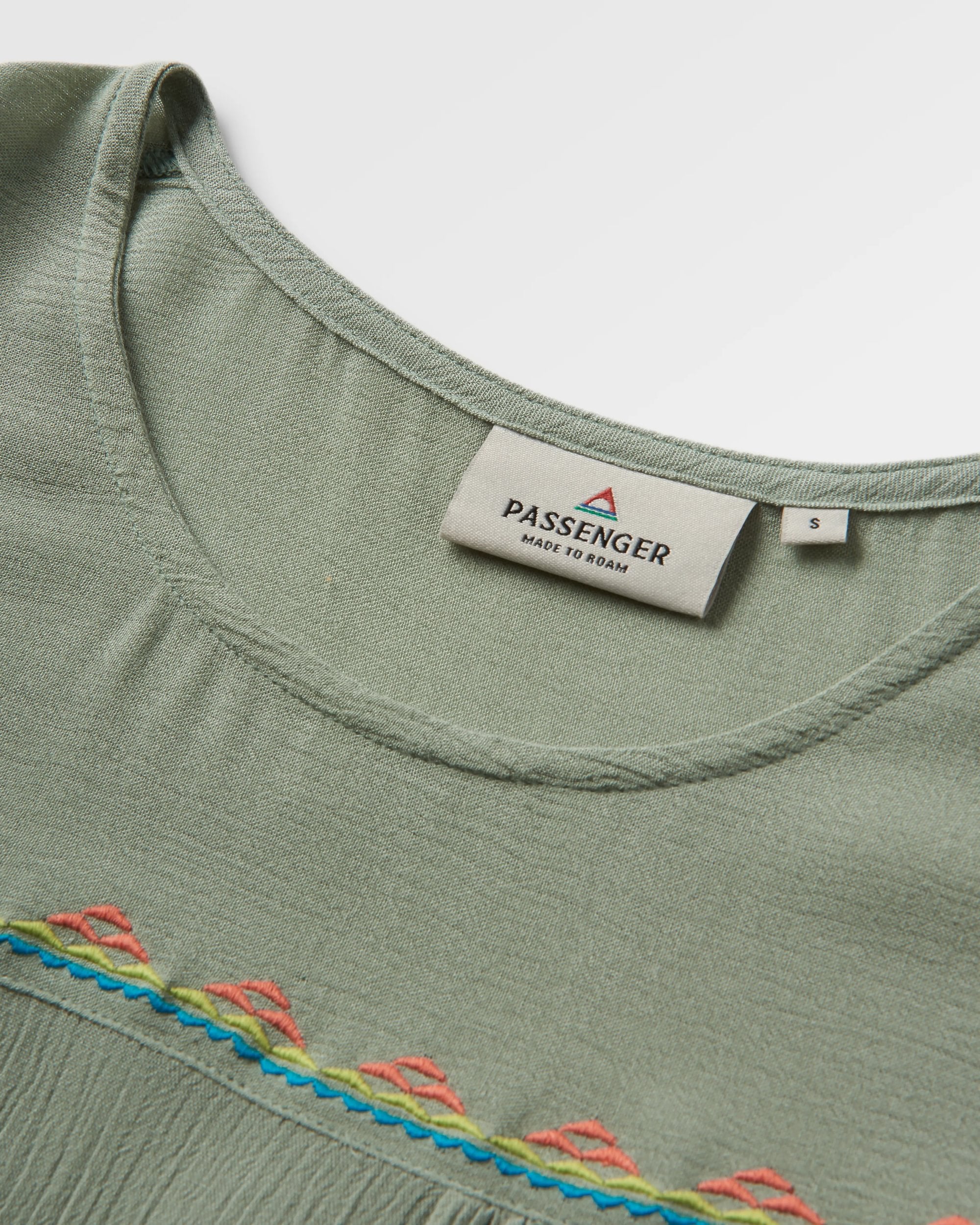 Petal Top - Pistachio - Flatlay