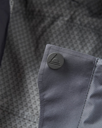 Trailscape Men's Recycled Waterproof Jacket - Charcoal - Flatlay