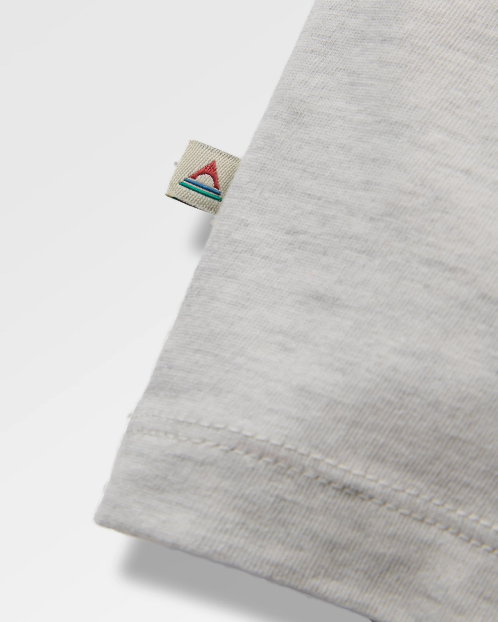 Legacy T-shirt - Light Grey Marl - Flatlay