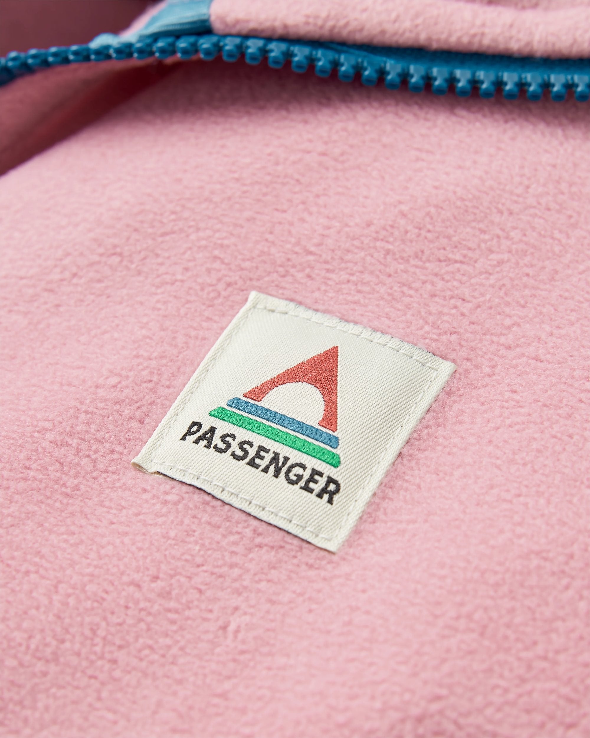 Ayla Recycled Micro Polartec® Fleece - Pink Haze - Flatlay