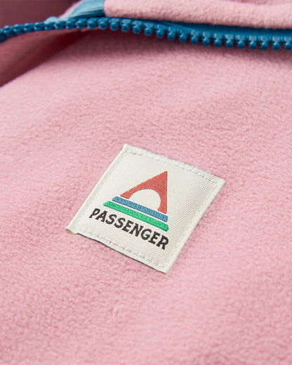 Ayla Recycled Micro Polartec® Fleece - Pink Haze - Flatlay