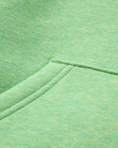 Legacy Hoodie - True Green Marl - Flatlay