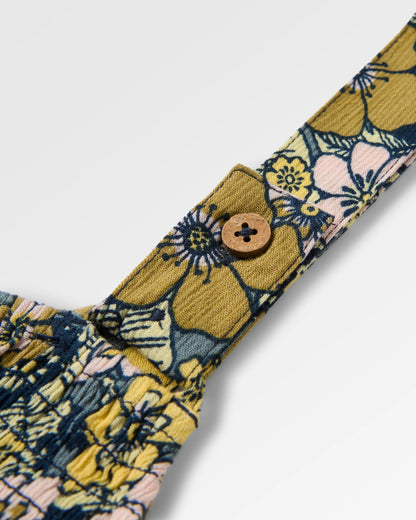 Soleis Woven Cami - Vintage Floral Sunlight - Flatlay