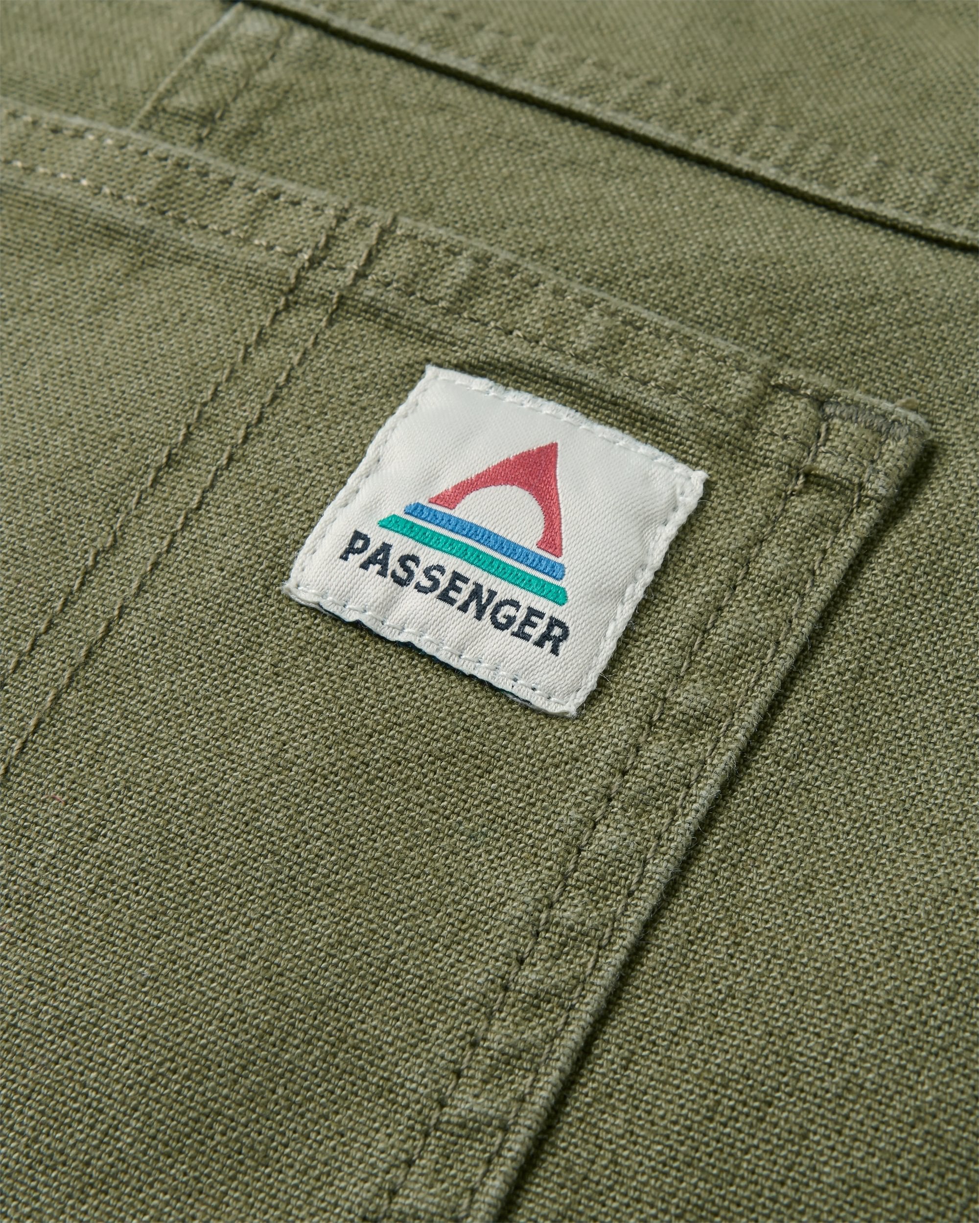 Vantage Organic Cotton Dungaree - Khaki - Flatlay