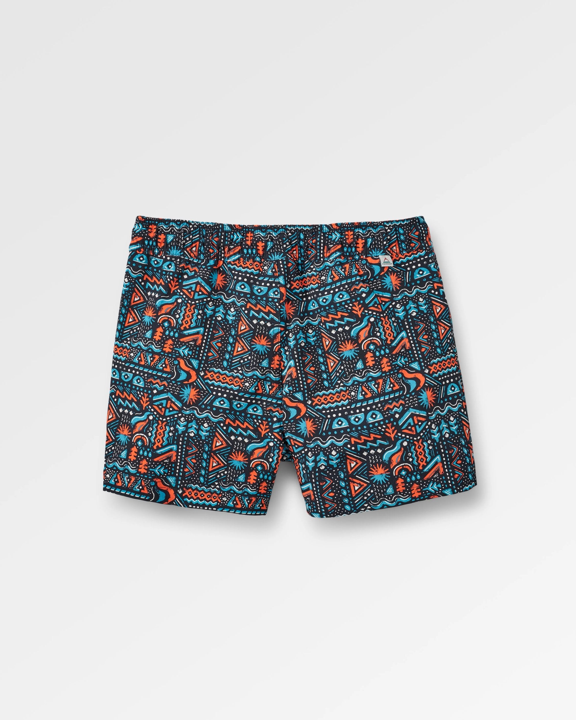 Way Out NetPlus® All Purpose Short - Elemental Geo Black - Flatlay