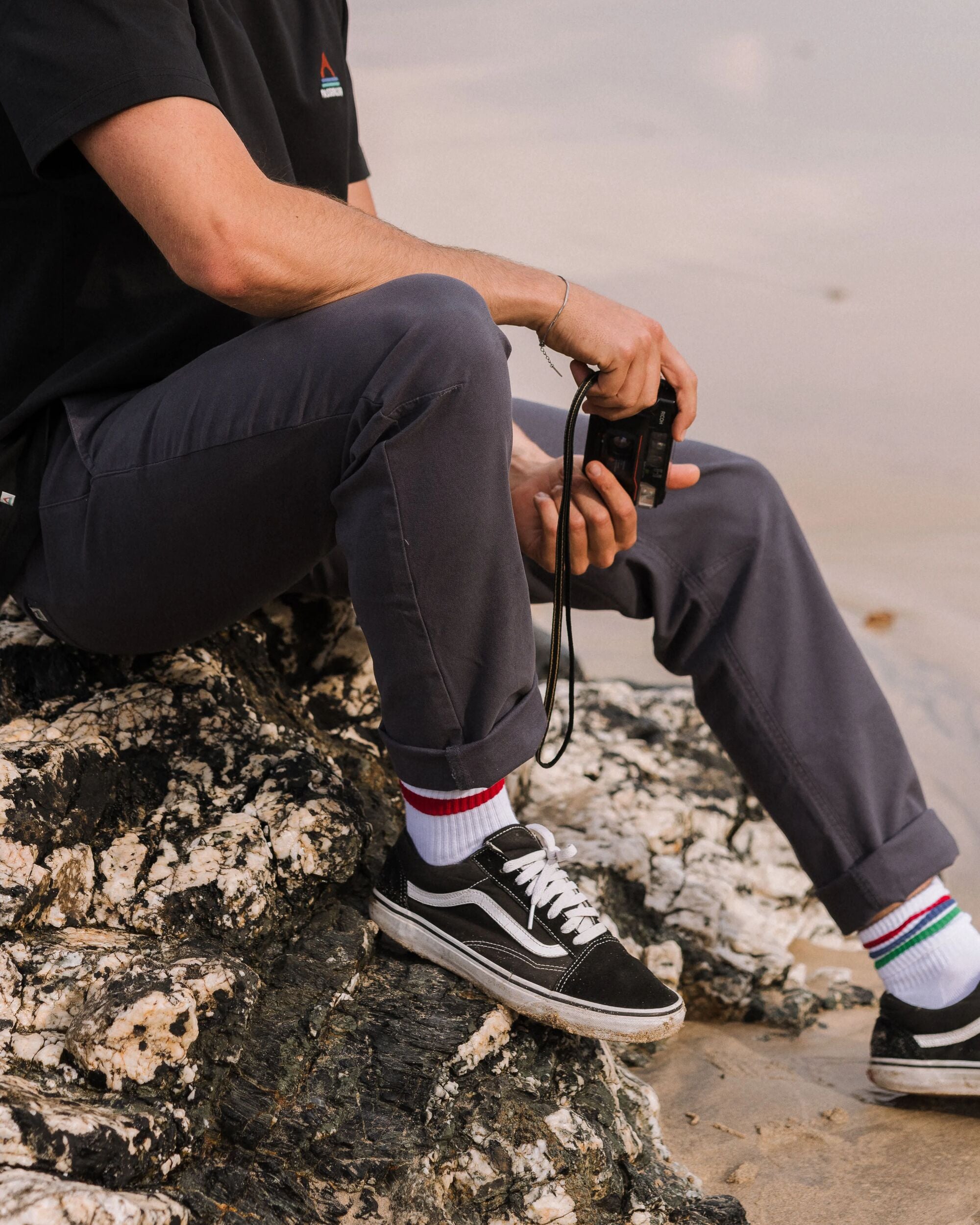 Horizon Comfort Chino - Charcoal - Lifestyle