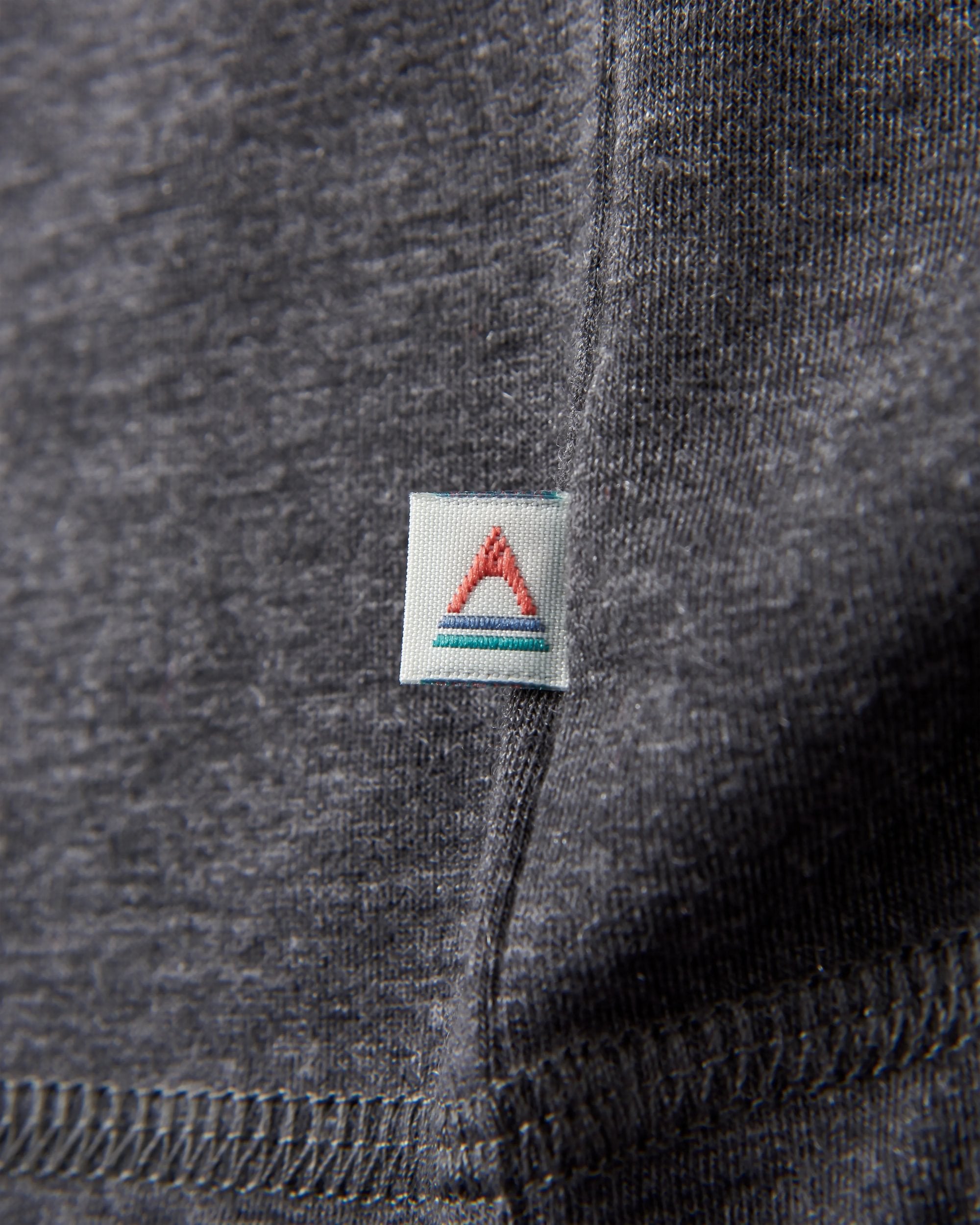 Kirkwood Textured Active T-Shirt - Black - Flatlay