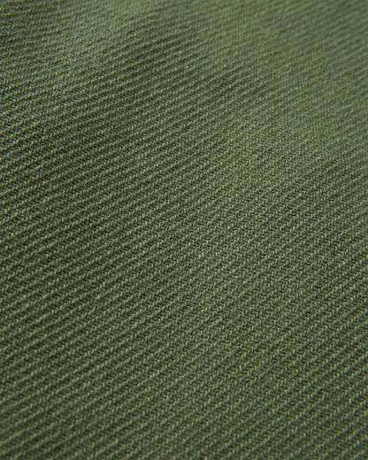 Maya Twill Overshirt - Wild Green - Flatlay