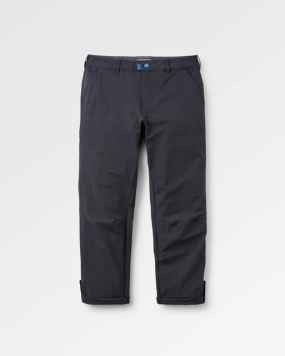 365 Trail Roll Up Trouser - Black - Flatlay