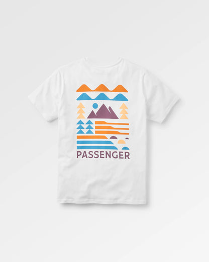 Cutout Organic Cotton T-Shirt - White - Flatlay