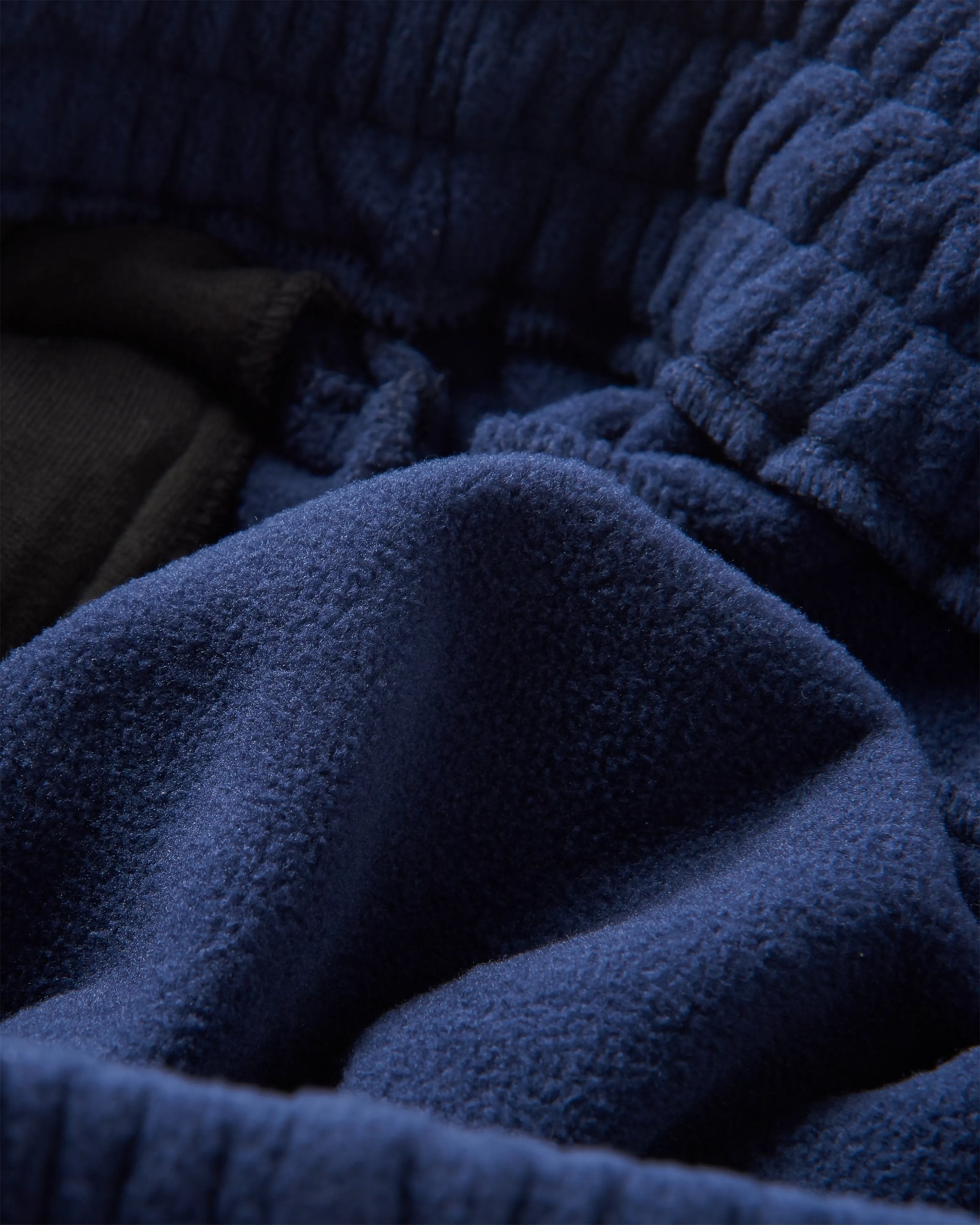 Set Off Recycled Polar Fleece Jogger - Rich Navy - Flatlay