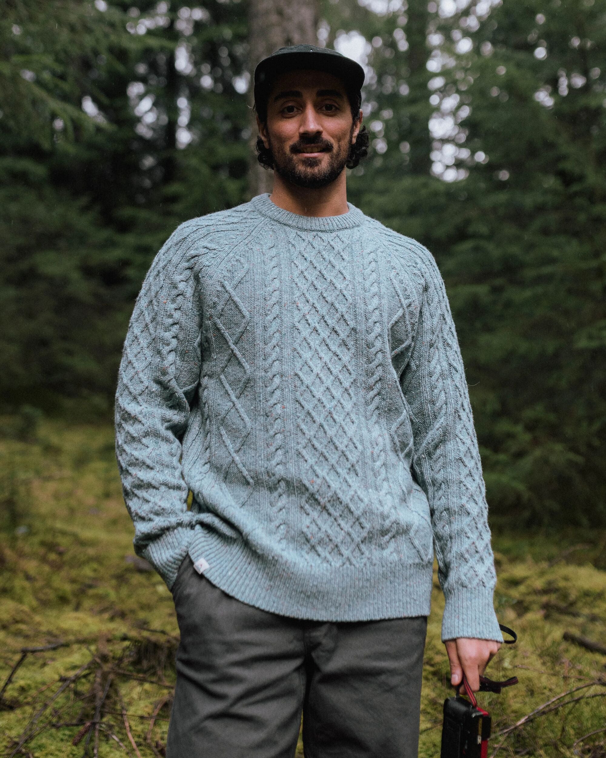 Sandbar Merino Wool Knitted Jumper - Arctic - Lifestyle