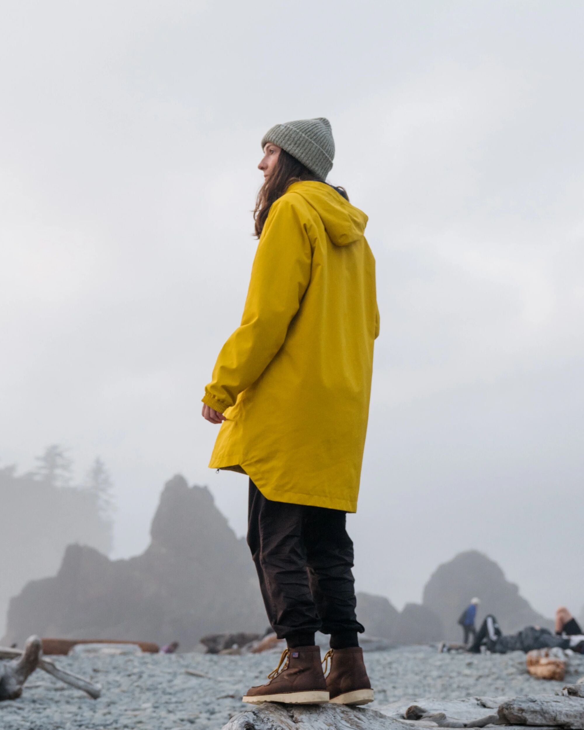 Serein Waterproof Jacket - Heritage Yellow - Lifestyle