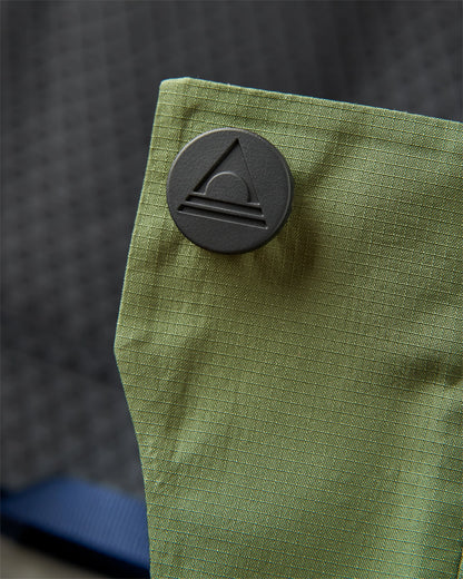 Trailscape Men's Recycled Waterproof Jacket - Dark Denim/Wild Green - Flatlay