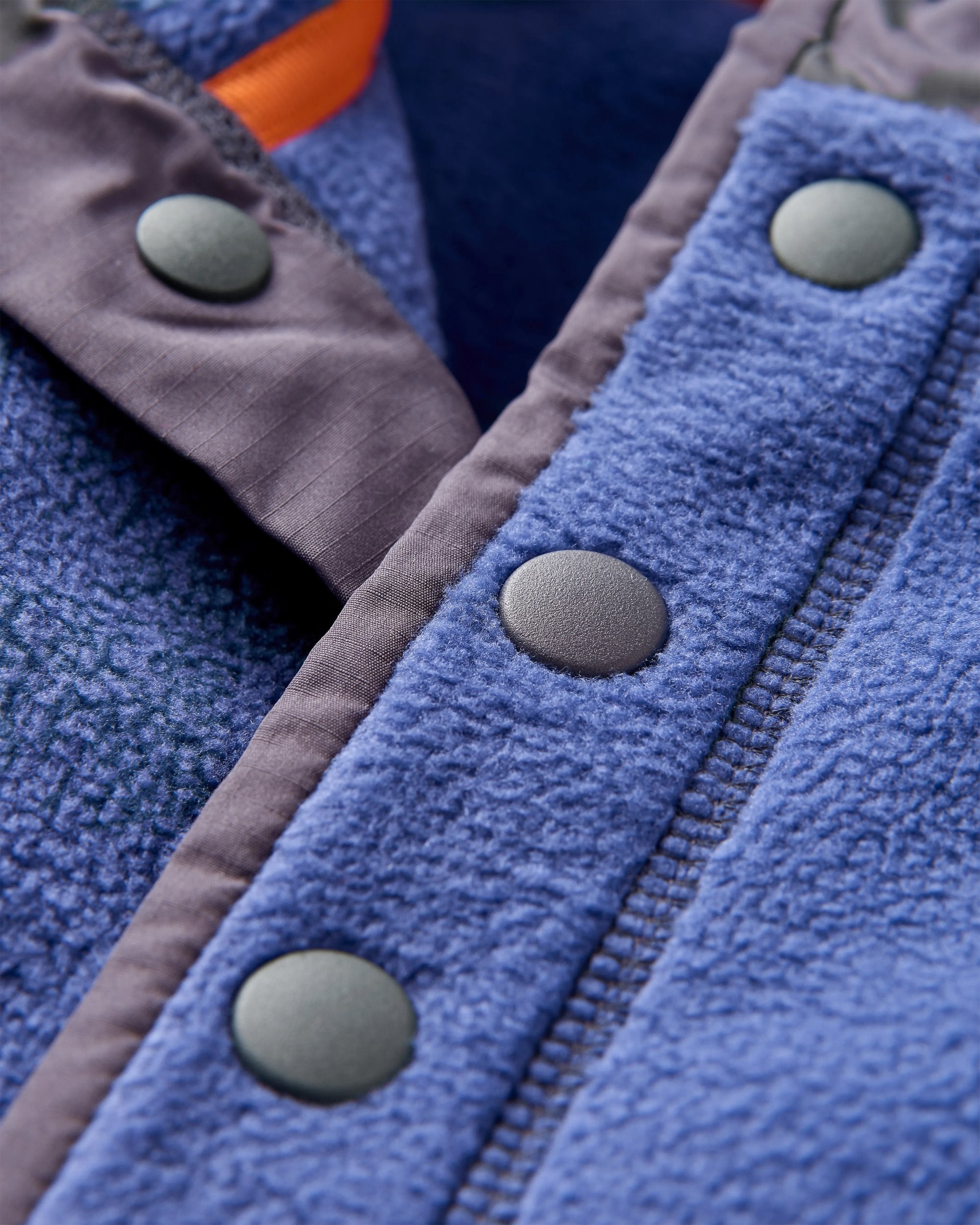 Take It Easy Polar Fleece - Purple Indigo - Flatlay