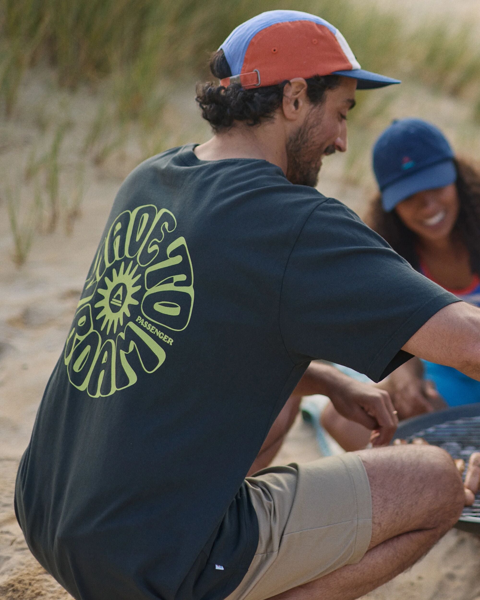 Easy Days Recycled Cotton T-Shirt - Black - Lifestyle