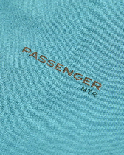 Horizons T-Shirt - Ocean Teal - Flatlay