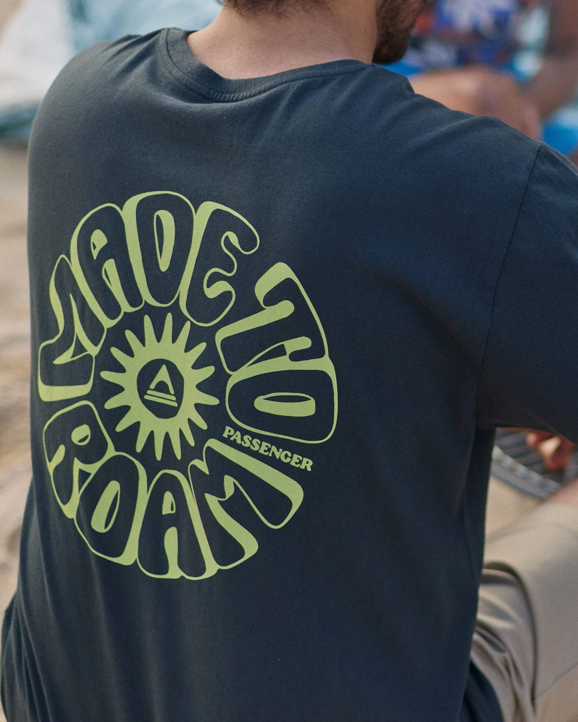 Easy Days Recycled Cotton T-Shirt - Black - Lifestyle