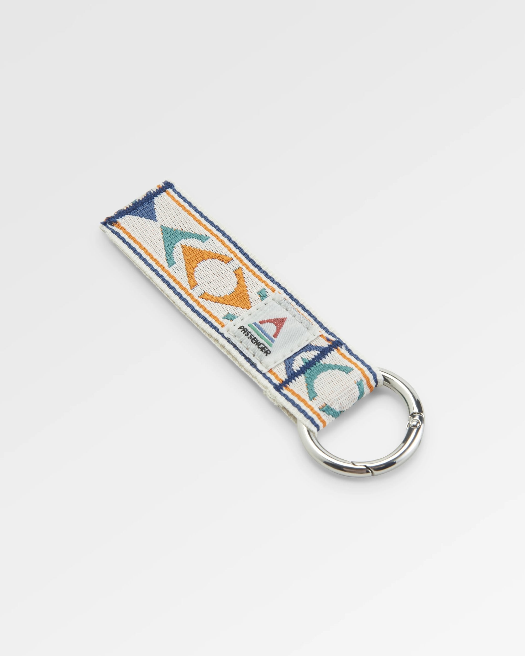 Travel Key Ring - Stepping Stone - Sunrise Orange/Birch - Flatlay