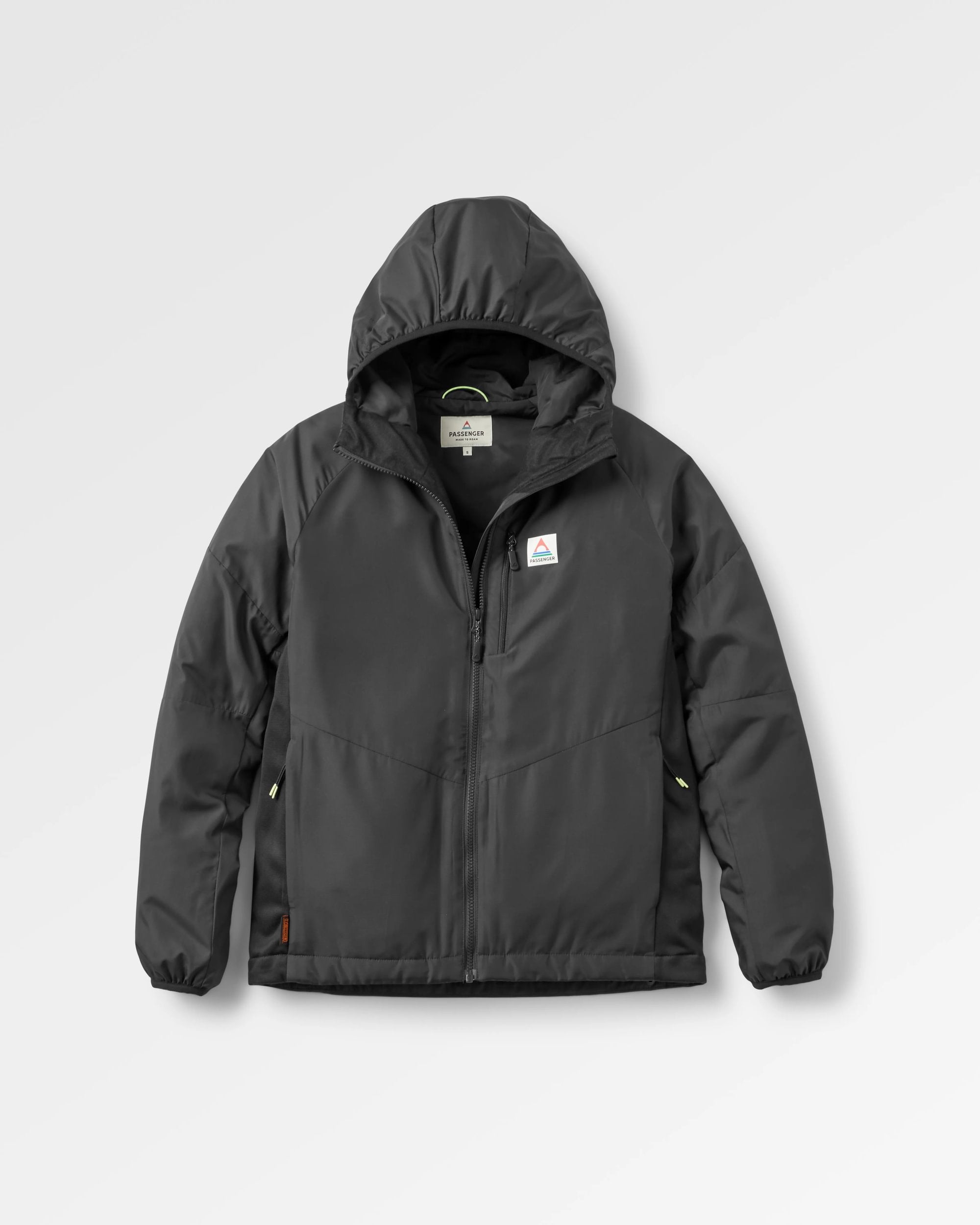 Shasta Lightweight Recycled Thermore® Insulated Jacket - Black - Flatlay