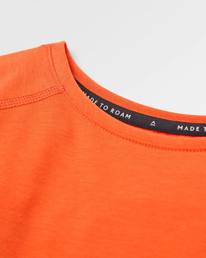 Breeze DriRelease® Trail Women's T-Shirt - Ember Orange - Flatlay