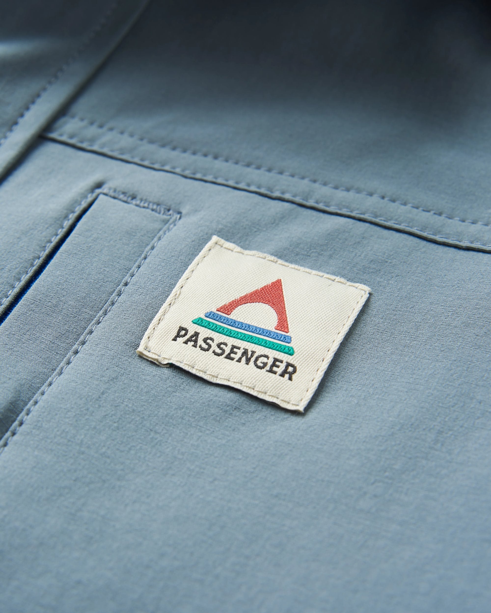 Traveller Stretch Shirt - Storm Grey - Flatlay