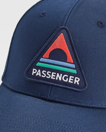 Elements Core Trucker - Triangle Patch - Rich Navy - Flatlay