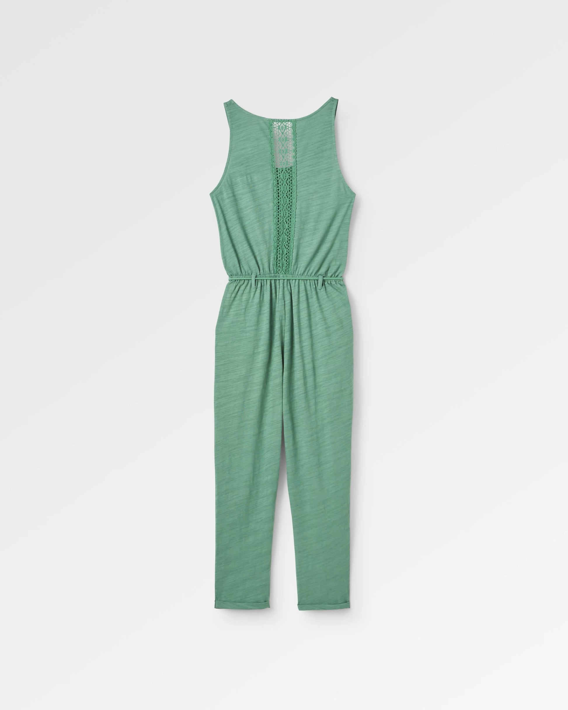 Eva Recycled Cotton Jumpsuit - Dark Ivy