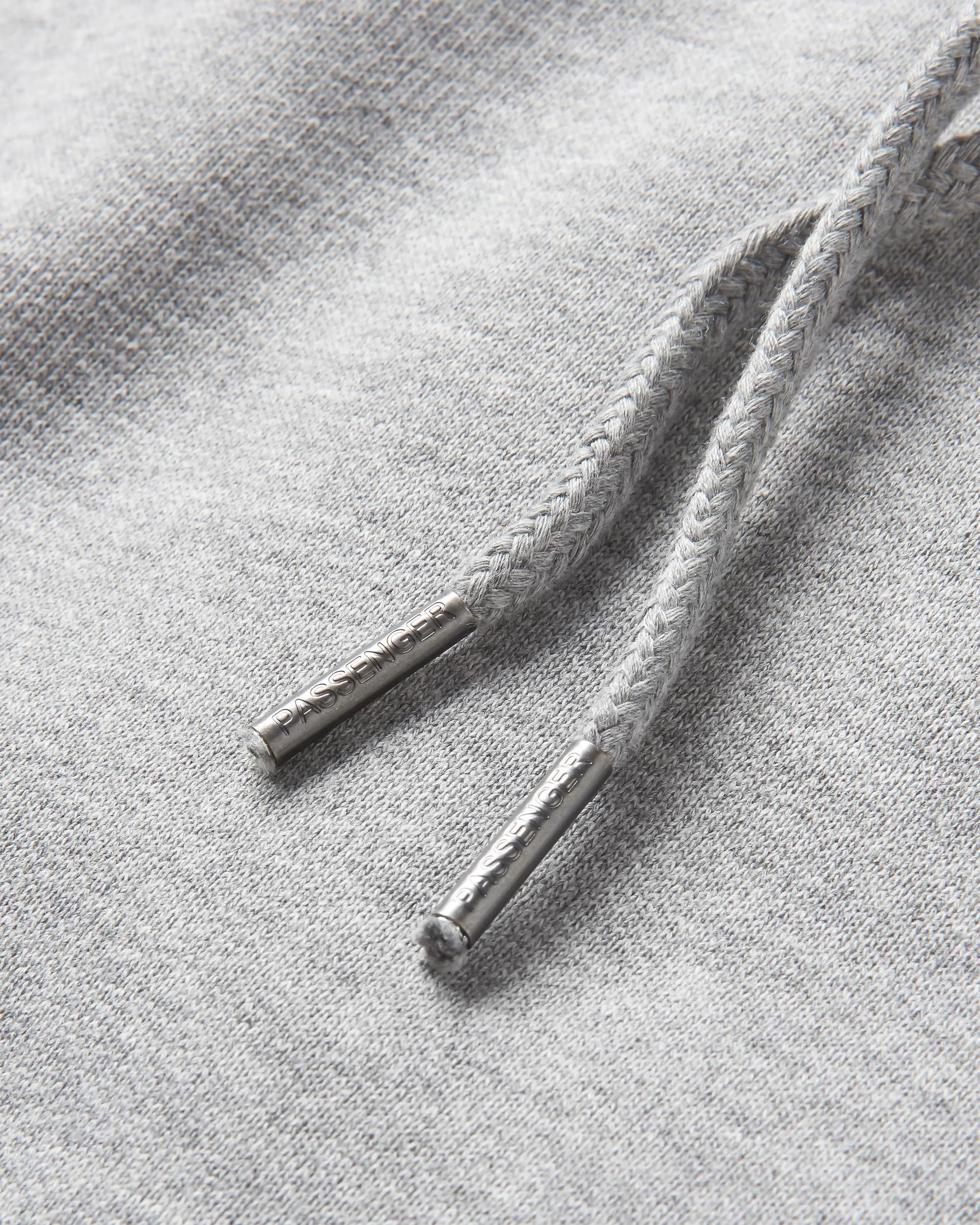 Vita Organic Cotton Hoodie - Grey Marl - Flatlay