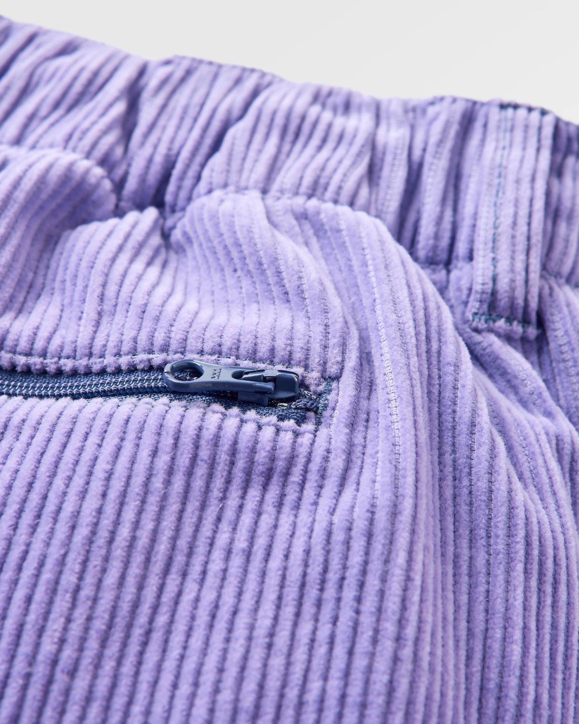 Avian Organic Cord Short - Retro Purple - Flatlay