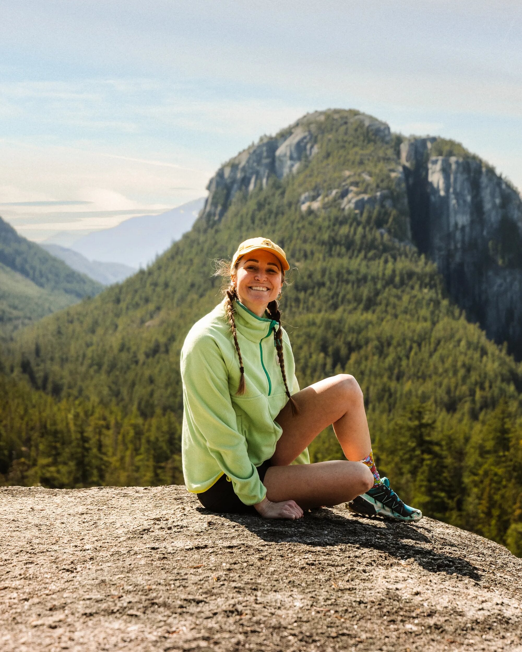 Sorrel Recycled Polar Fleece - Green Fig - Lifestyle