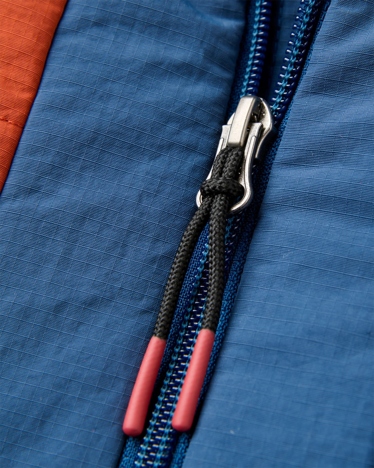 Oceanic Insulated Anorak - Dark Rust/Dark Denim - Flatlay