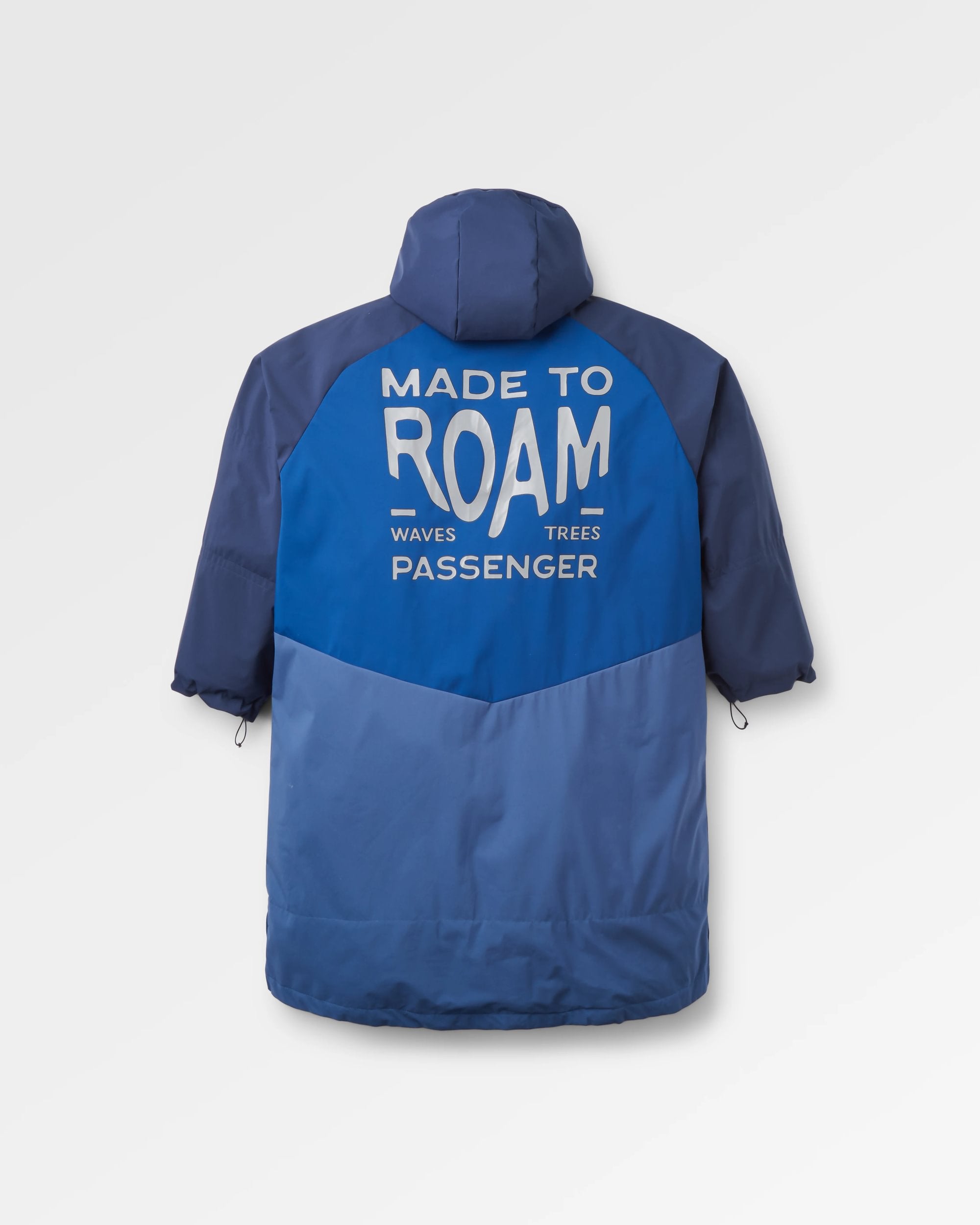Riptide Lightweight Changing Robe - Rich Navy/Dark Denim - Flatlay