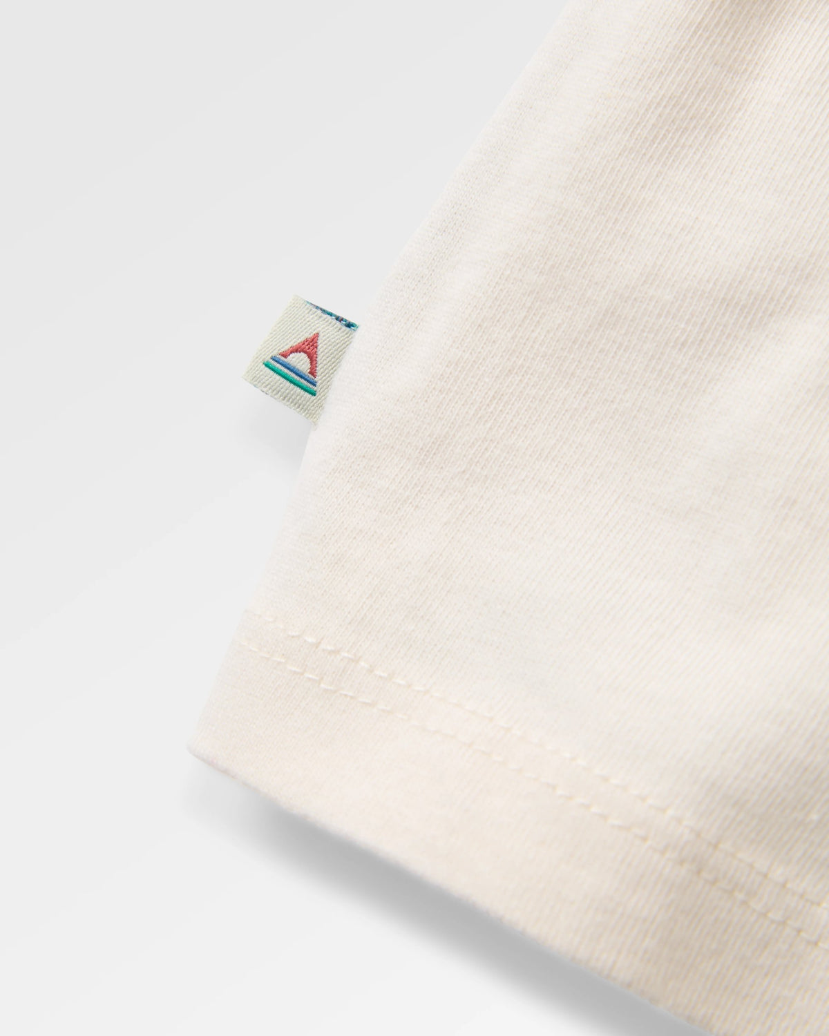 Lost Patch Women's Organic Cotton LS T-Shirt - White Sand - Flatlay