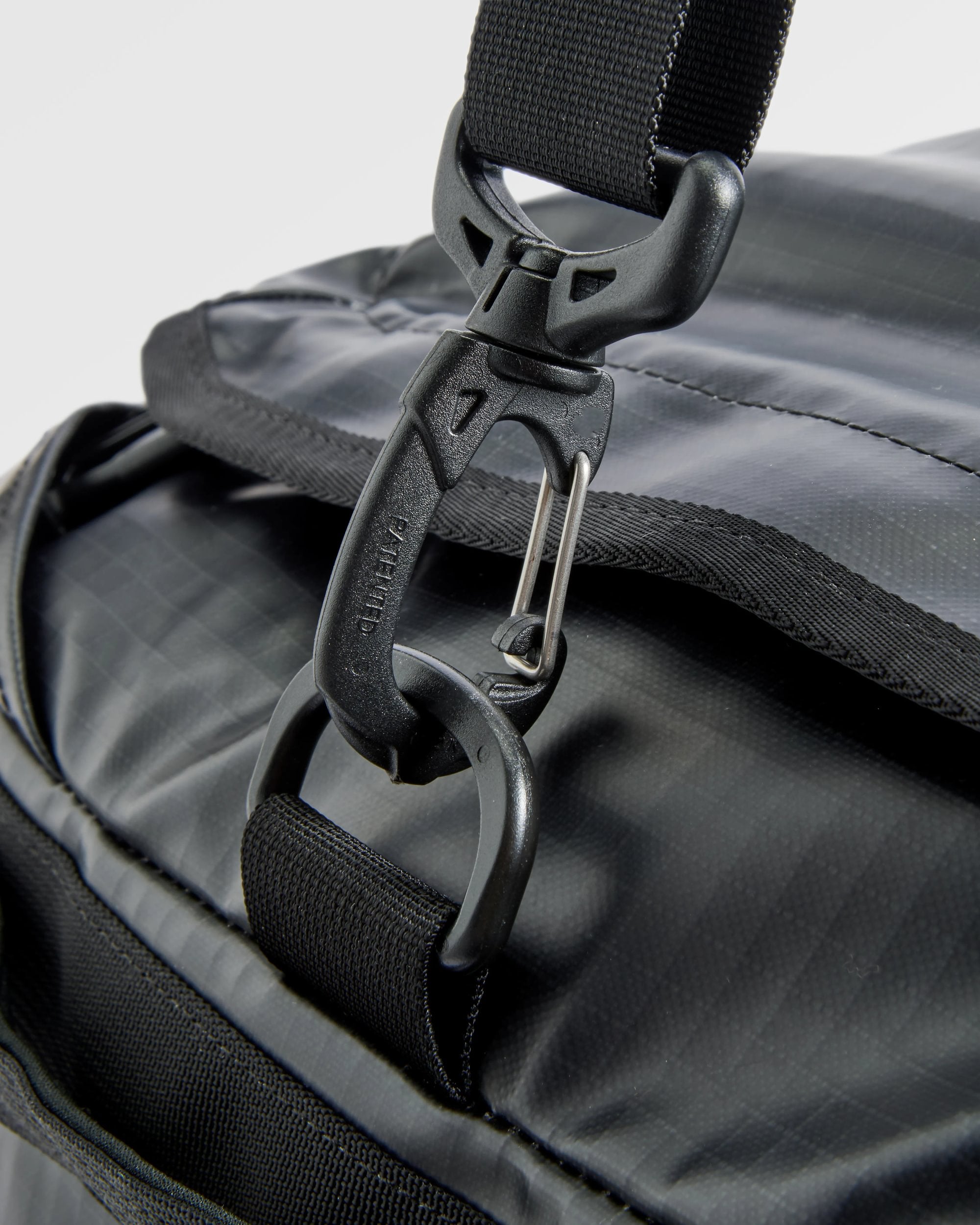 Roamer Recycled 80L Duffel Bag - Phantom Black - Flatlay