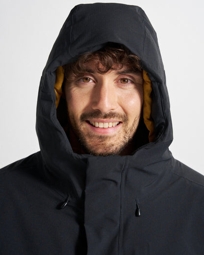 Rainier Waterproof Parka - Black - Studio Model
