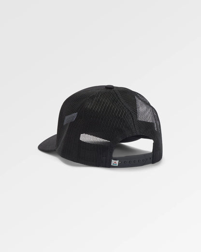Odyssey Mesh Snapback Cap - Black - Flatlay