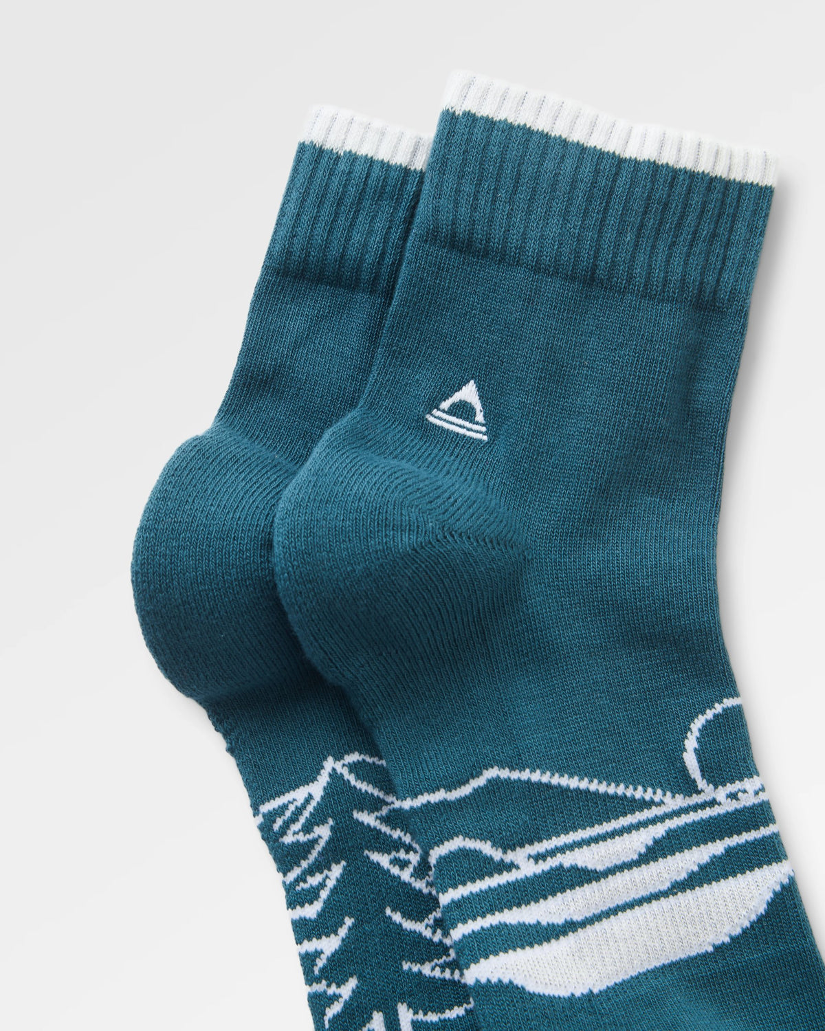 Two Step Ankle Socks - Mediterranean - Flatlay